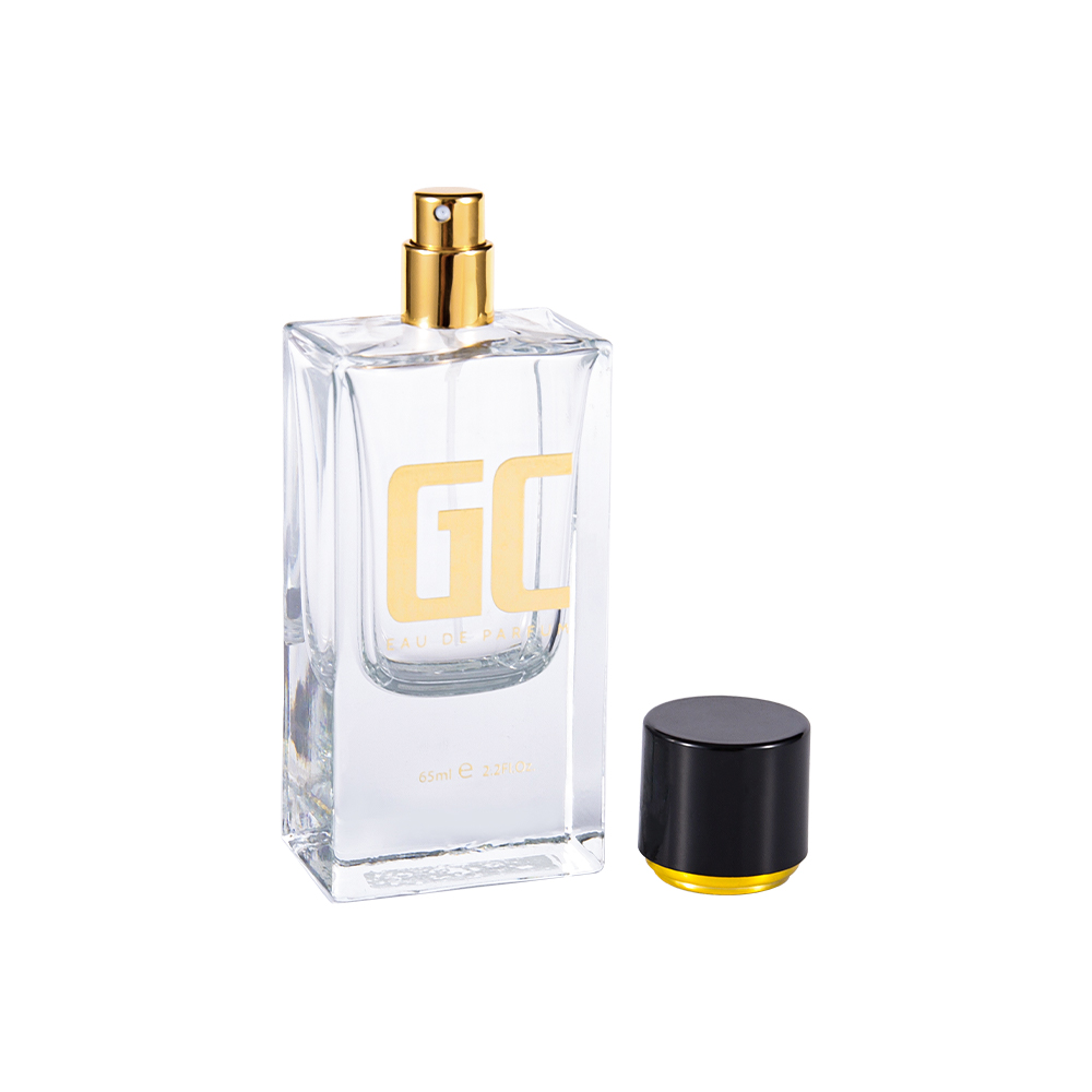 KY1482-WJ2360 50ML Heavy Duty Hot Stamped na Bote na May ASB UV Plastic Cap, Cylindrical