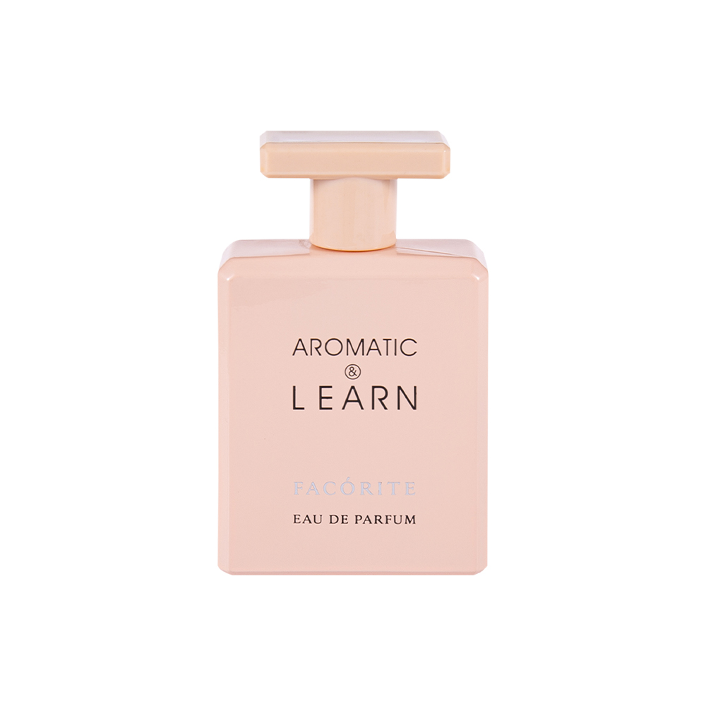 KY1490-WJ2155 50ML Coated Printed Rectangular Glass Perfume Bottle Na May Makintab na Cap