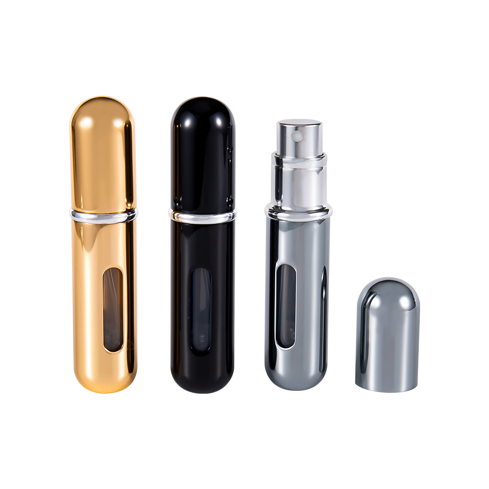 5ML Round Bottom Refill Perfume Bottle Aluminum Nako-customize na Kulay at Logo