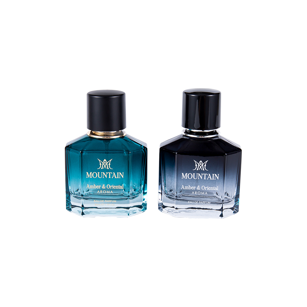 GC4030-WJ2099 50ML Glass Perfume Bottle na May Coating Printing At Hot Stamping Tape PP Abs UV Perfume Cap