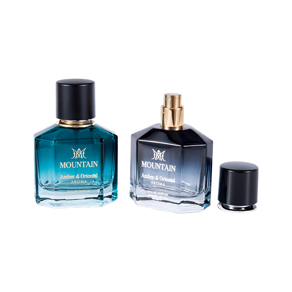 GC4030-WJ2099 50ML Glass Perfume Bottle na May Coating Printing At Hot Stamping Tape PP Abs UV Perfume Cap