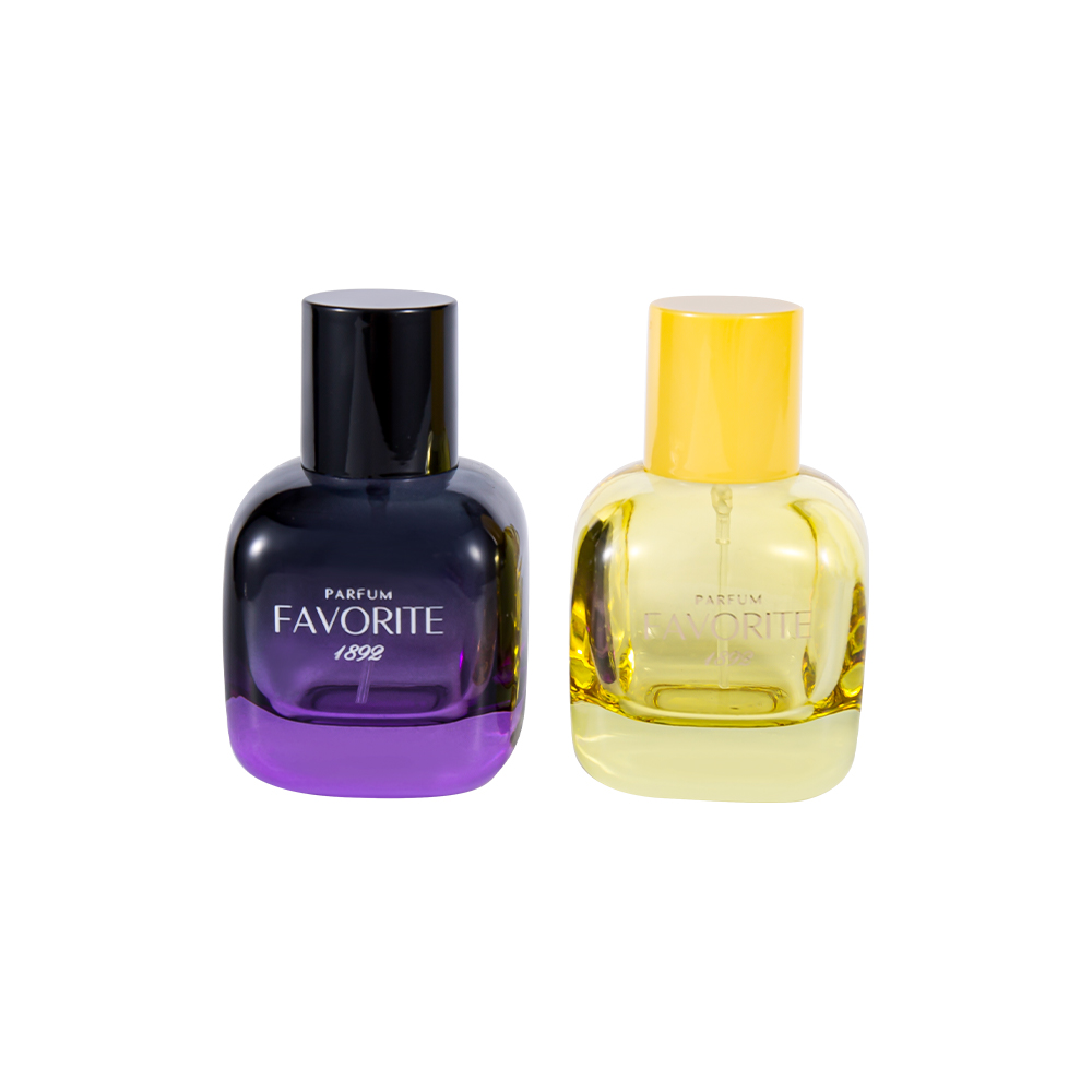 GC4869-WJ2531 50ML Dekorasyon na Glass Perfume Bottle na may PP Cap, Multi-Capacity Series