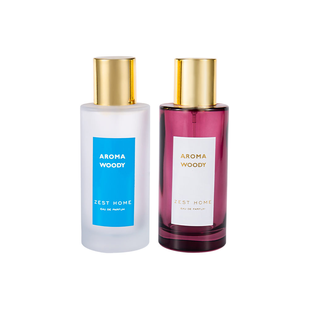 GC3989-WJ2388 100ML Wholesale Classic Frosted Perfume Bottle Luxury Gold Top