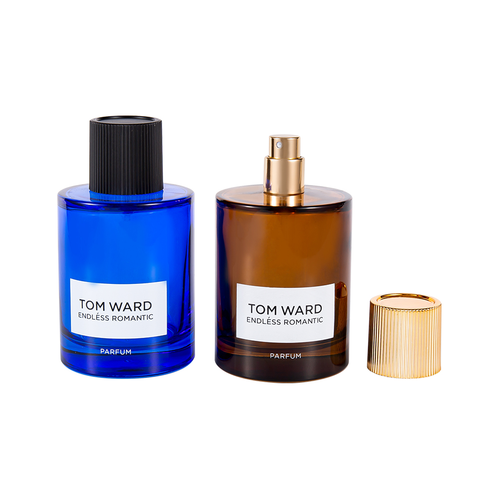 GC5178-WJ2623 100ML Wholesale Glass Perfume Bottle na May Striped Perfume Cap