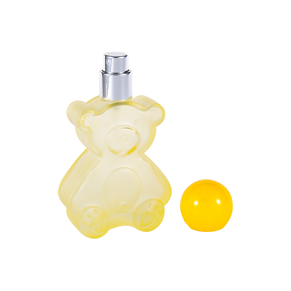 GC5190-WJ2402 30ML Wholesale Bear Shape Glass Perfume Bottle na may Ball Top