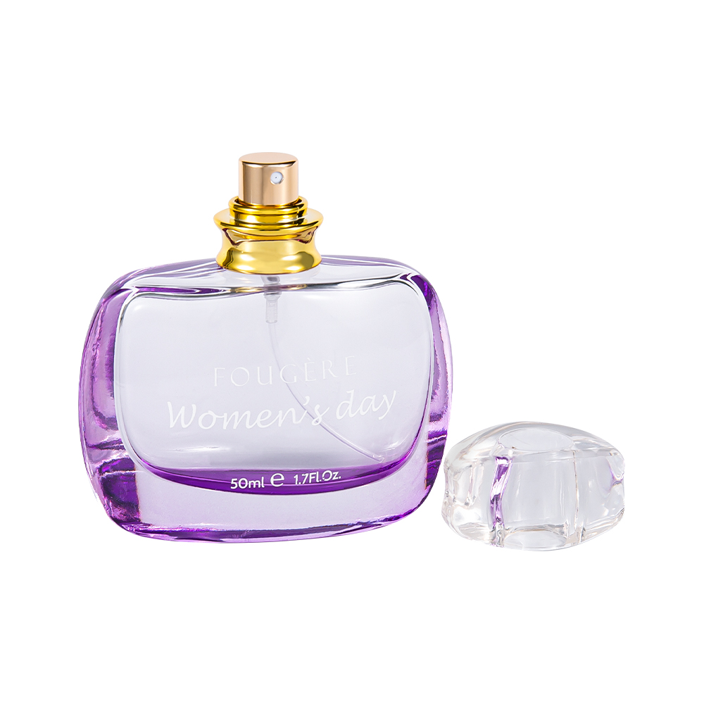 GC3942-WJ3 50ML Glass Perfume Bottle Set Luxury Transparent SURLYN Perfume Cap